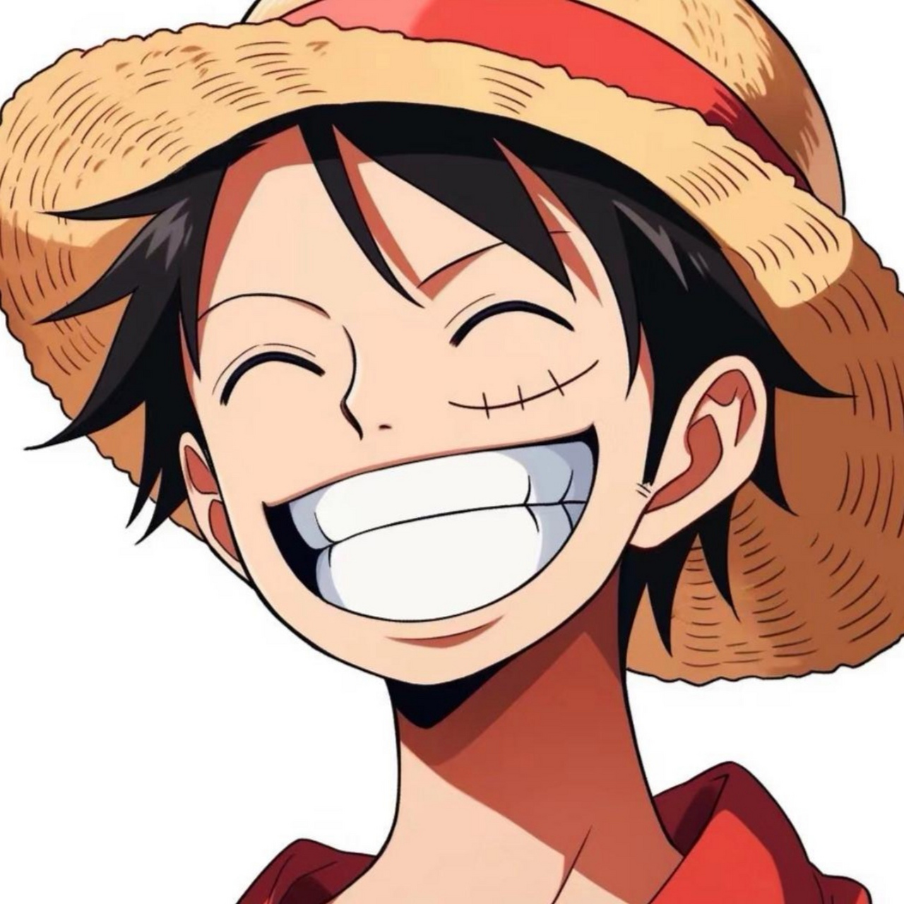 【动漫头像分享】 路飞标志的笑容,给予很多人开启新征程的动力.