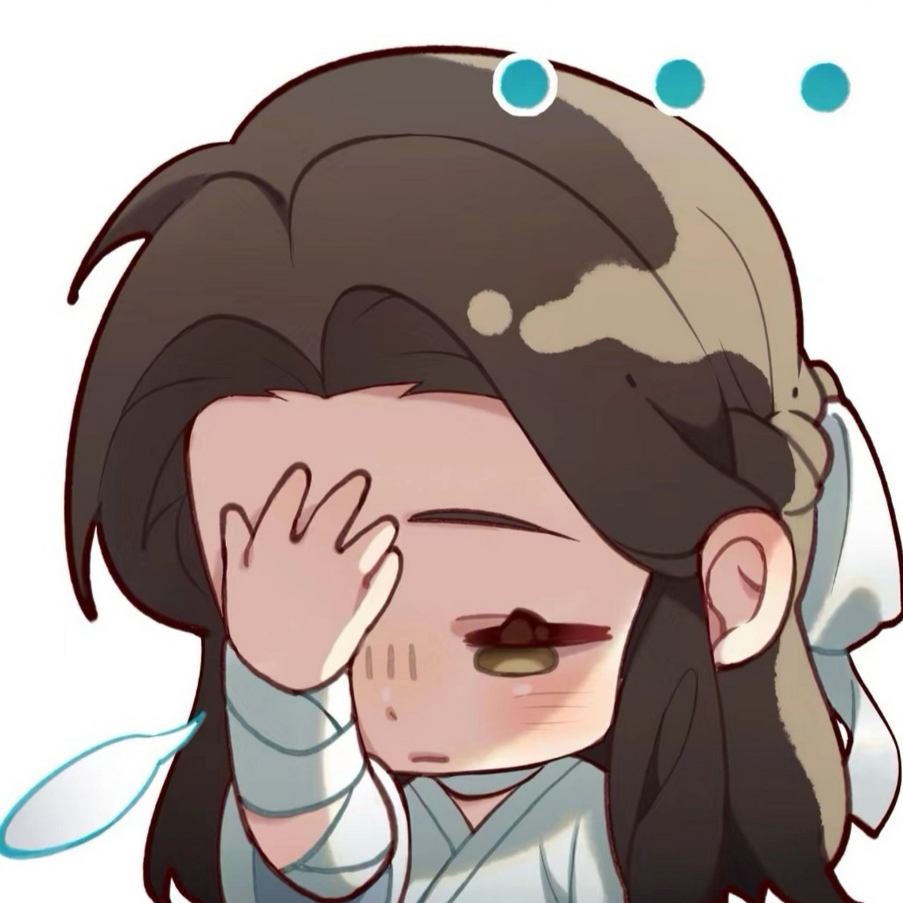 【动漫头像分享】 《天官赐福》q版花城和谢怜.