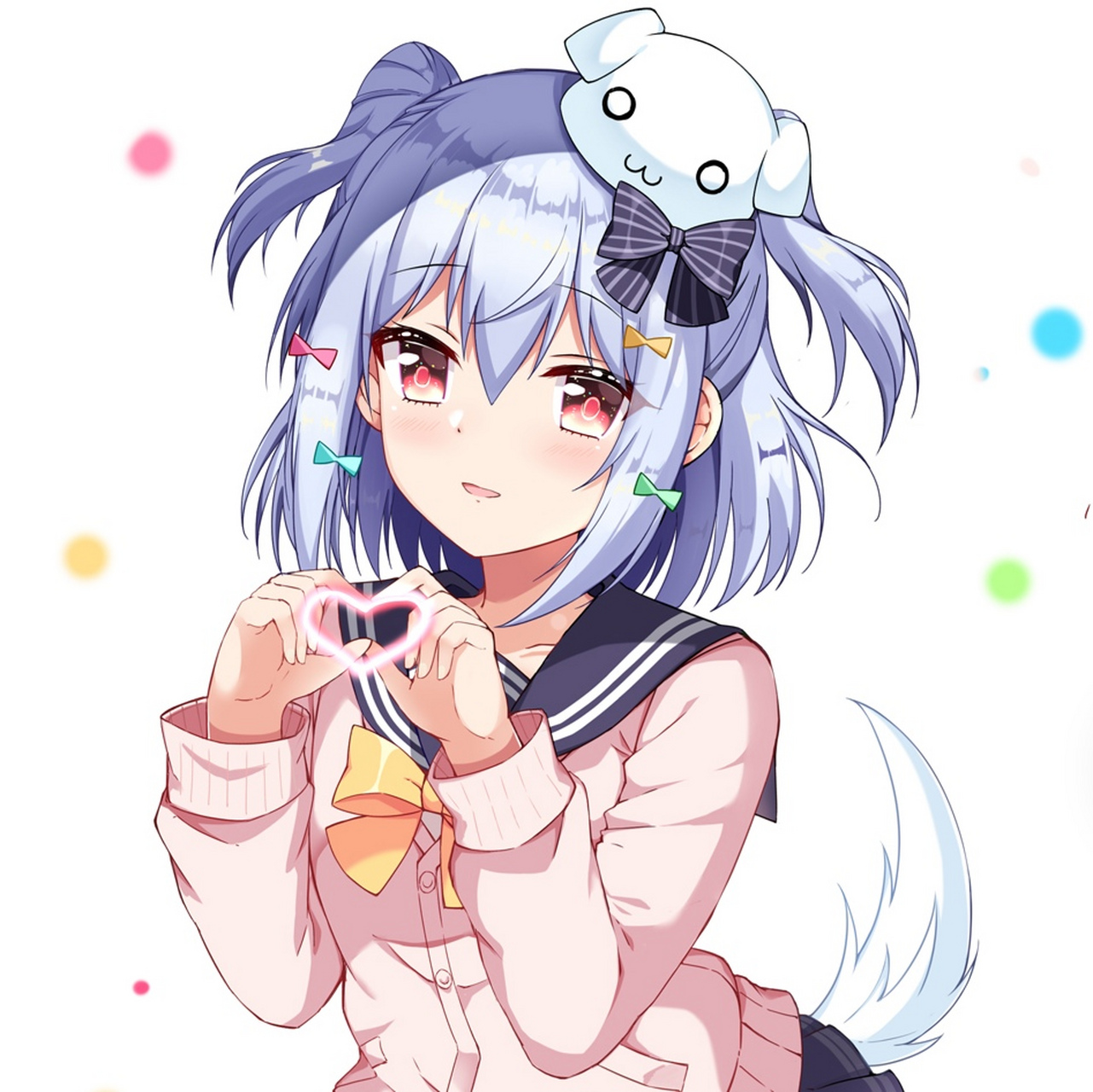 【二次元美少女头像分享】 软萌系学生妹,939378157815