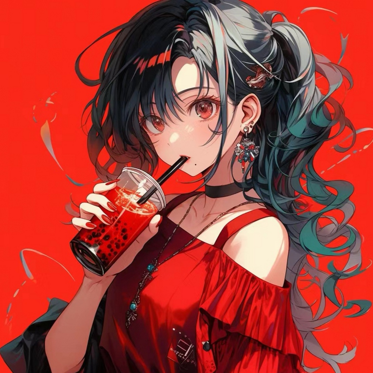 【二次元美少女头像分享】 桃色系90红色系,你怎么选?