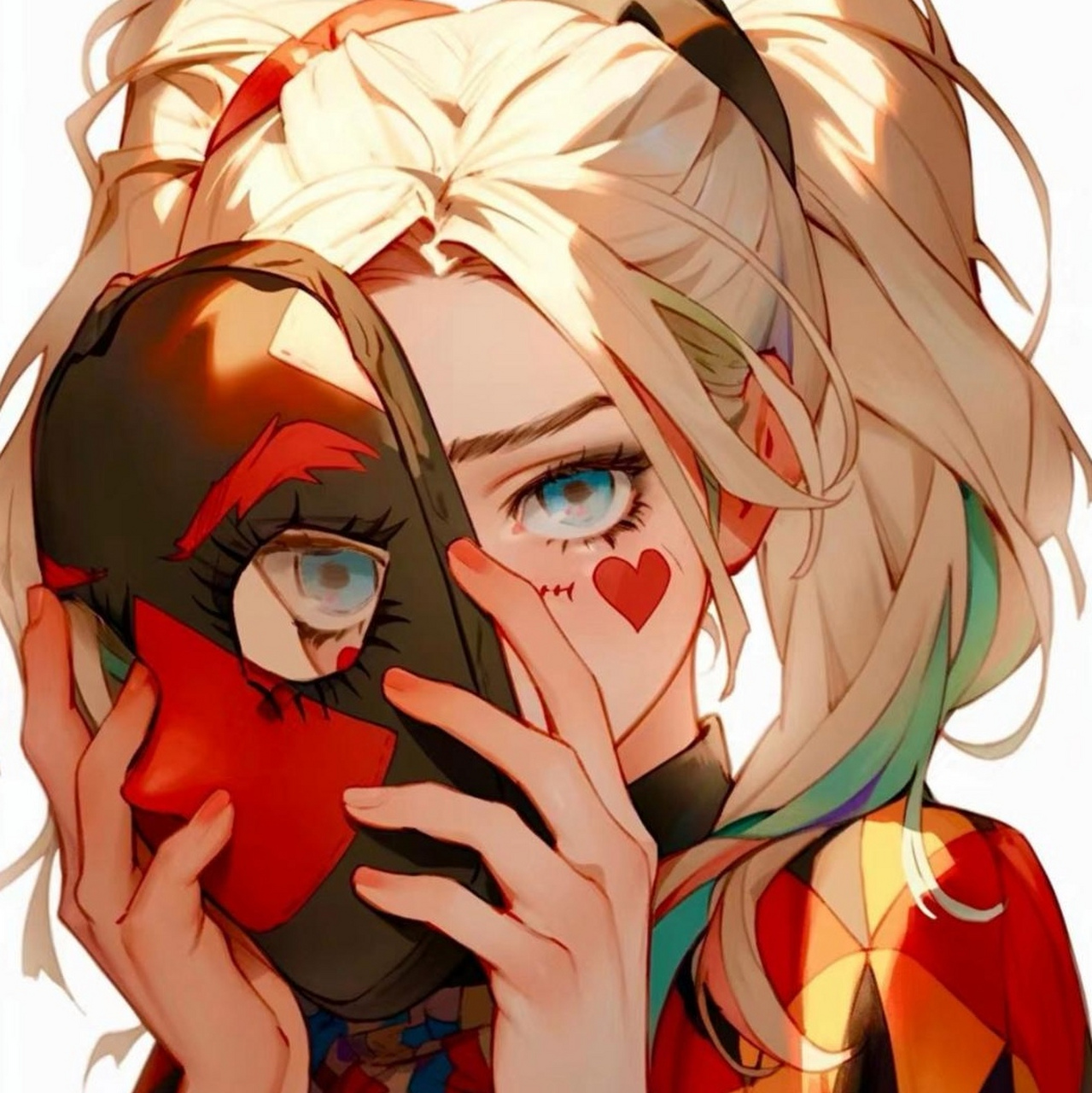 小丑女和小丑. 有时候,笑容后面隐藏着疯狂