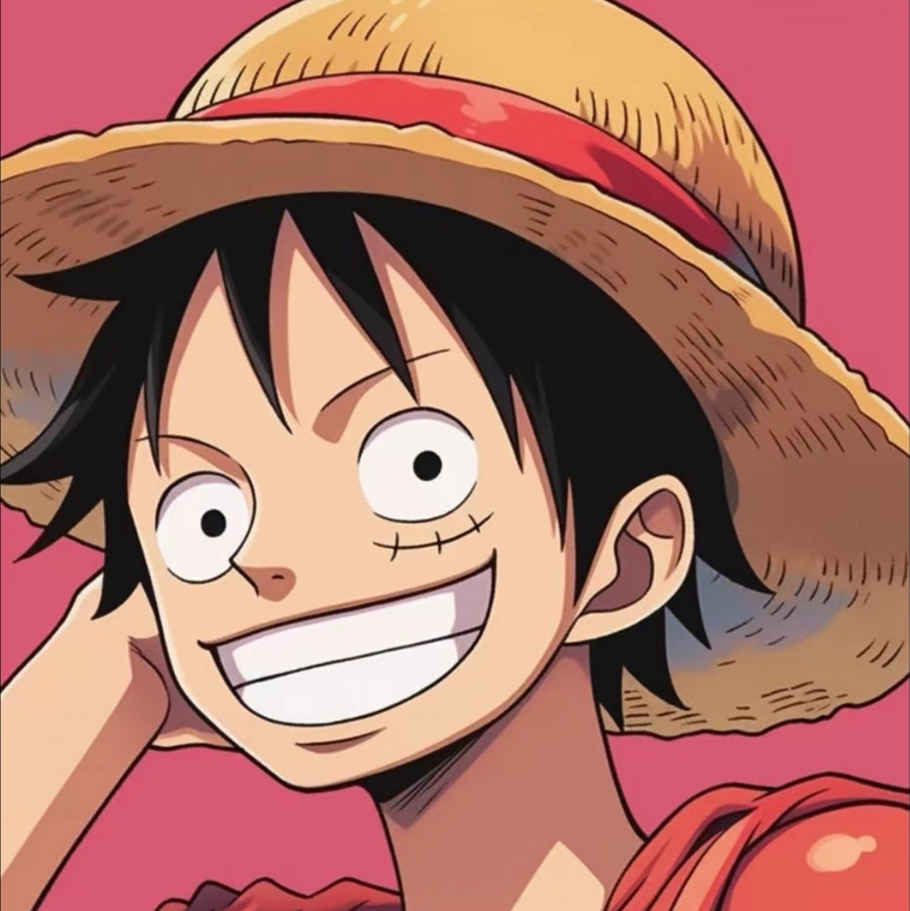 【动漫头像分享】 路飞标志的笑容,给予很多人开启新征程的动力.