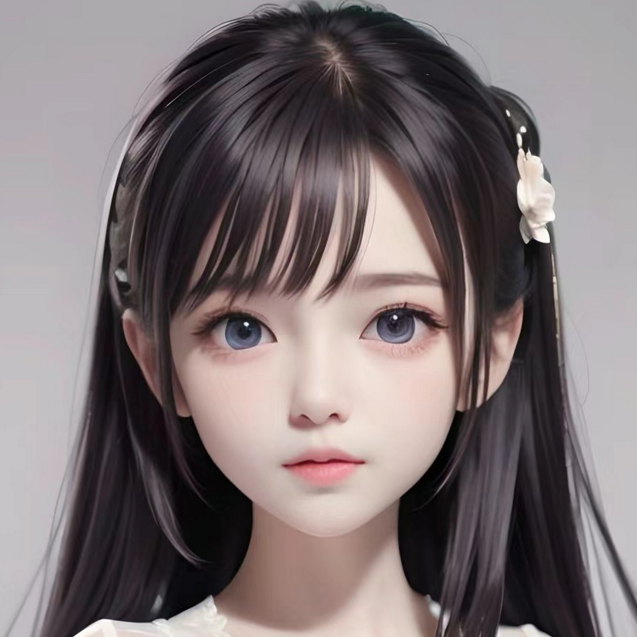 【可爱女生头像分享】 大眼睛的可爱女孩儿总能让人产生保护欲.