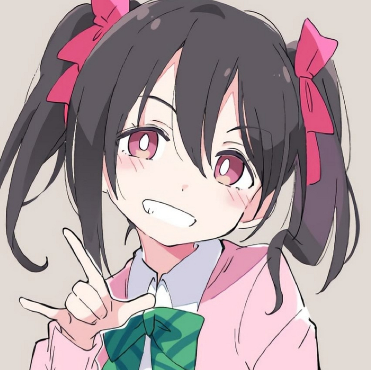 【二次元美少女头像分享】 爱笑的萌妹惹人爱7815 #最靓头像壁纸