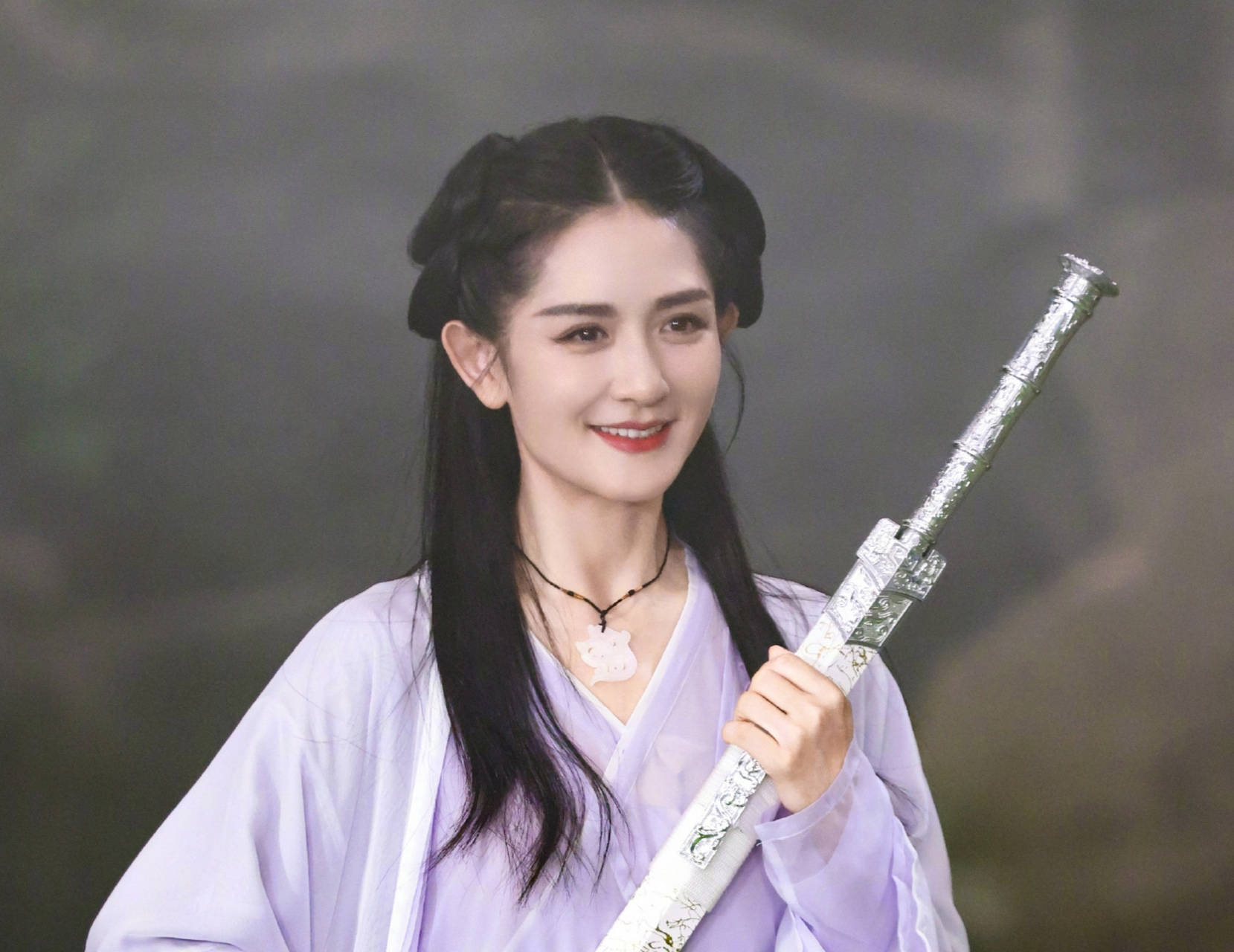 萌探探探案,仙侠主题,#谢娜# cos了花千骨.