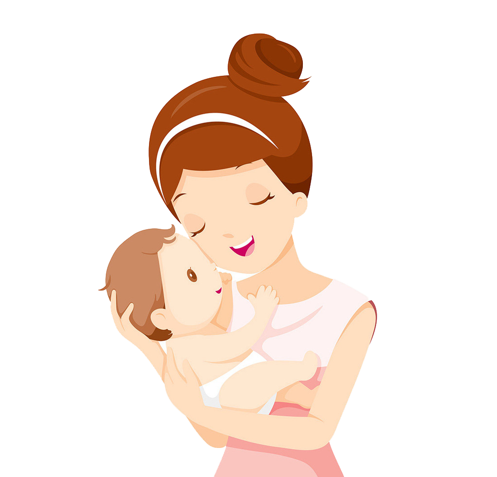 和孕妈对话的卡通图片宝妈和孩子的图片卡通女人和孩子动漫素材图
