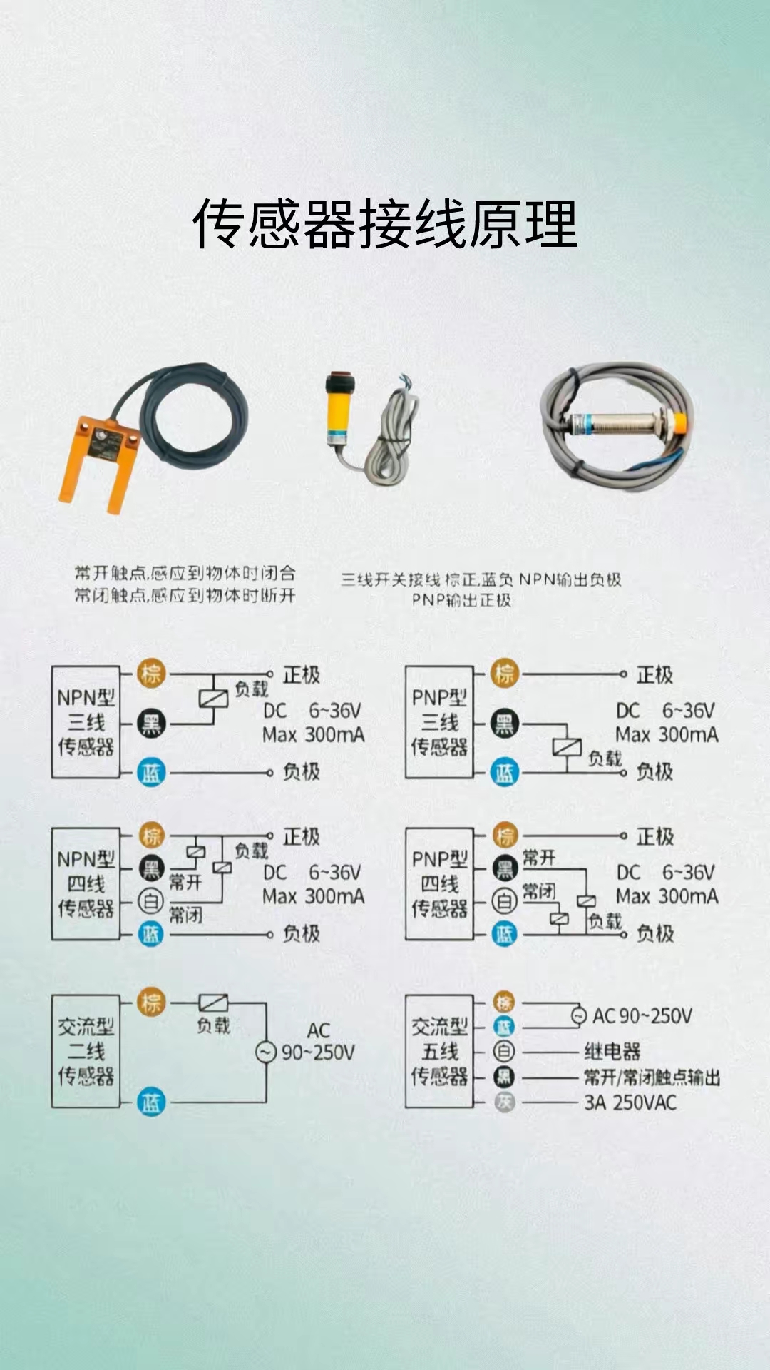 光敏传感器接线图图片