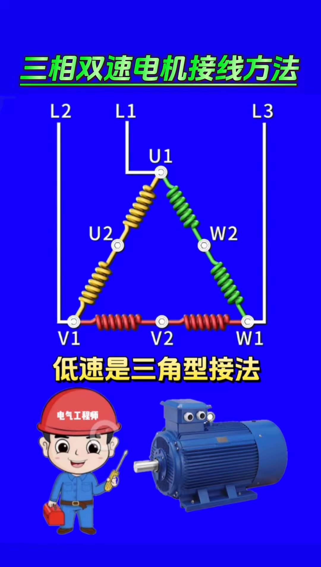 三相电机进线接法图片