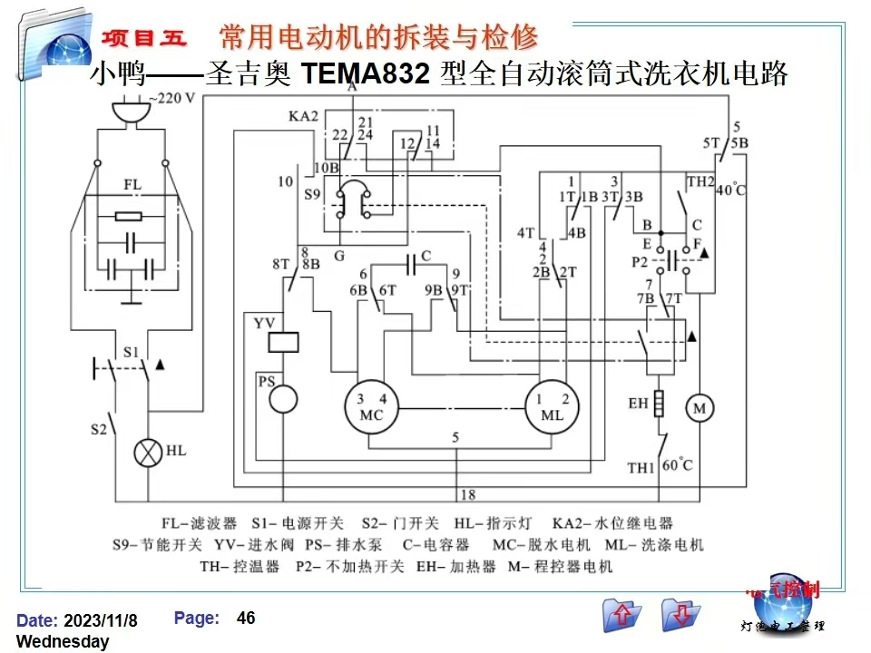 洗衣机电容更换示意图图片