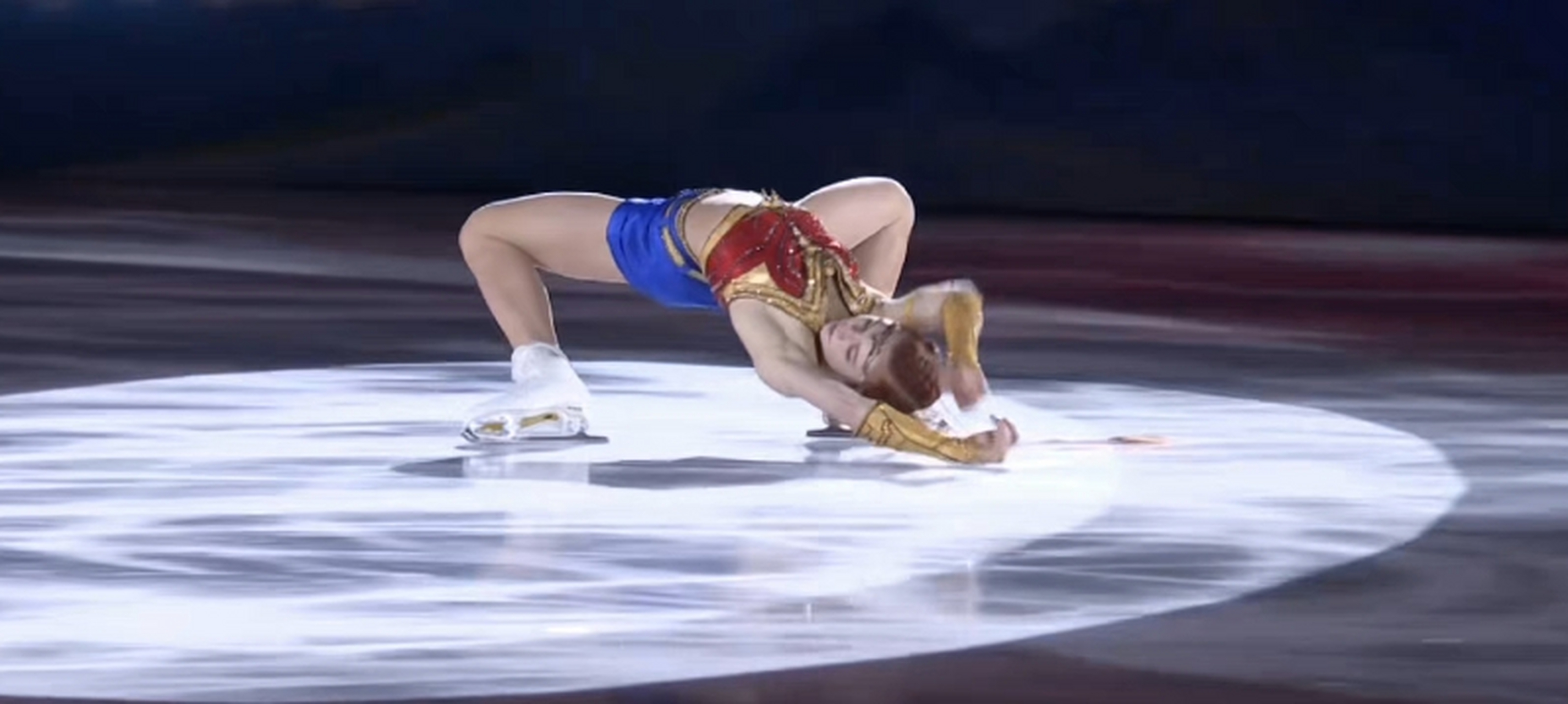 特鲁索娃在北京,2次表演蟹步!  遗憾拿到亚军后,特鲁索娃哭了.