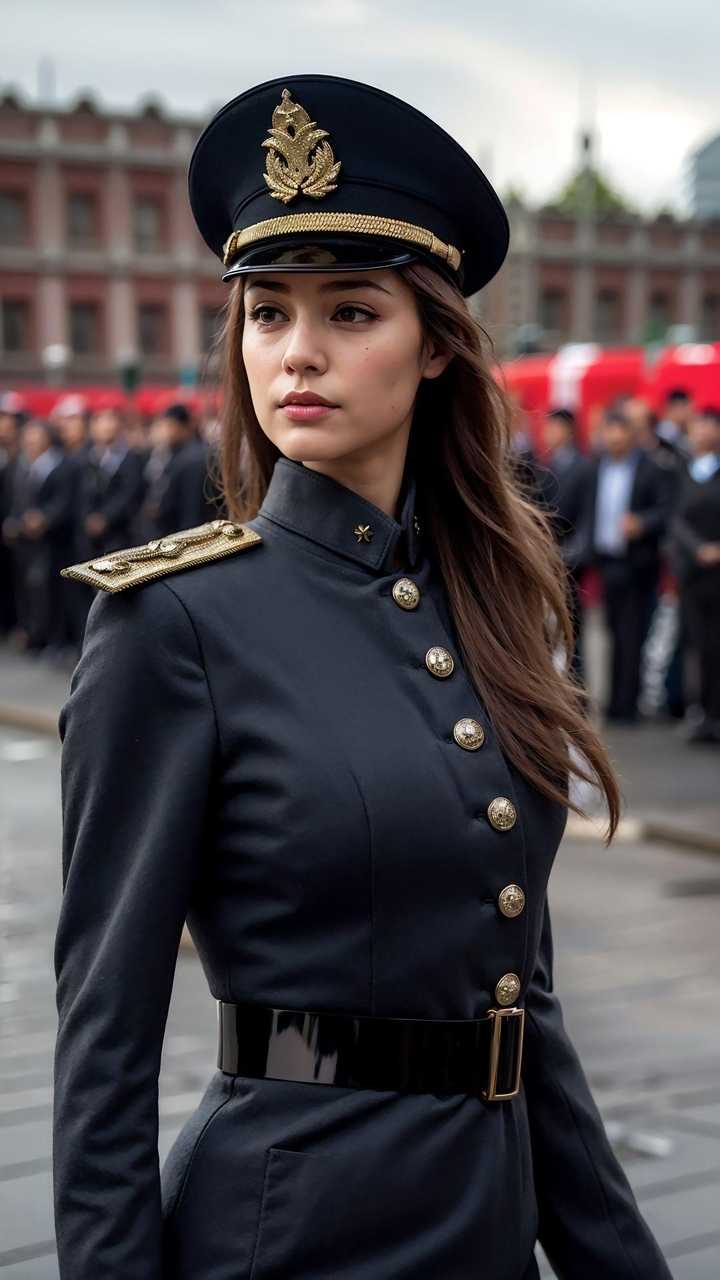 迷人的俄罗斯女兵,这身军装真有范儿!