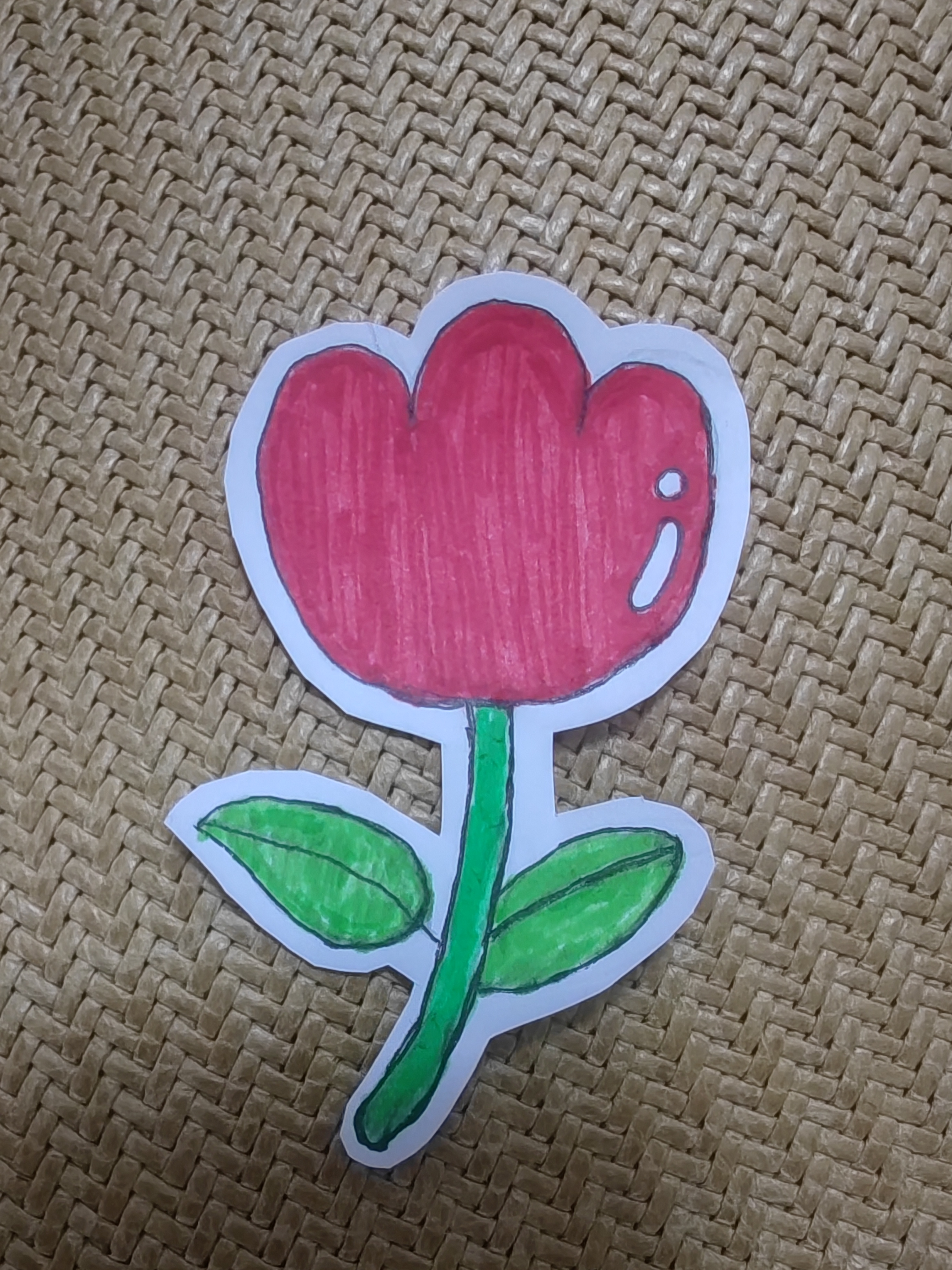 宝贝画的小花花