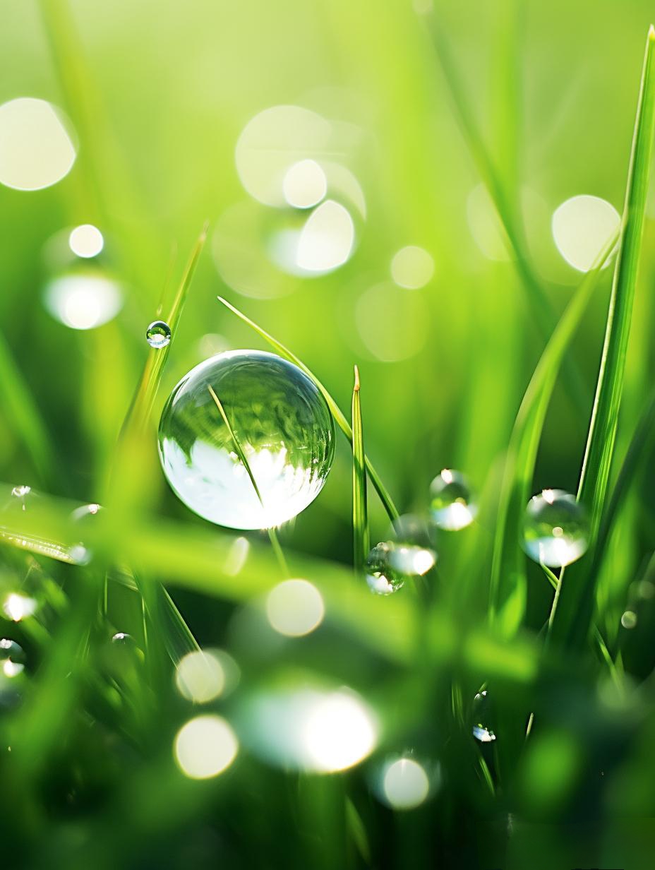 看,照片中的那些露珠就是天恩!