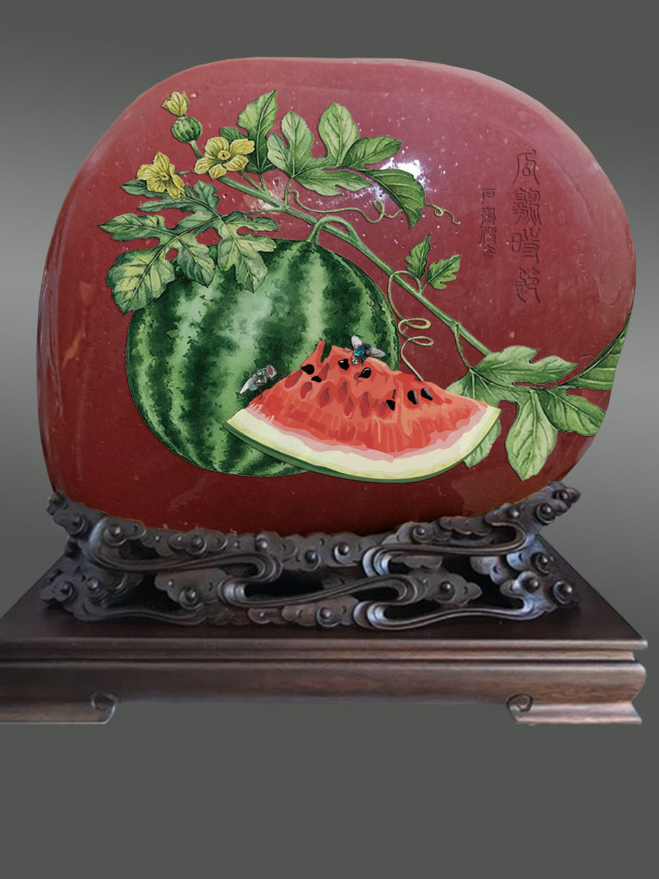 瓜熟时节(长江红碧玉)