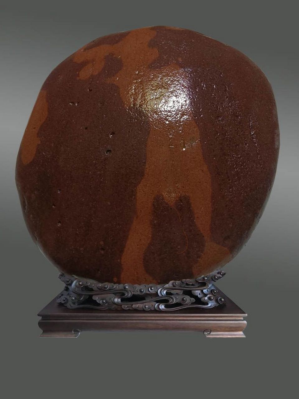 義之摹崖(长江紫砂石)