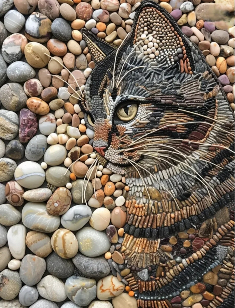 原来小石孑还可以这么玩 #石头画# #丙烯画石头# #捡石头# #优质作者