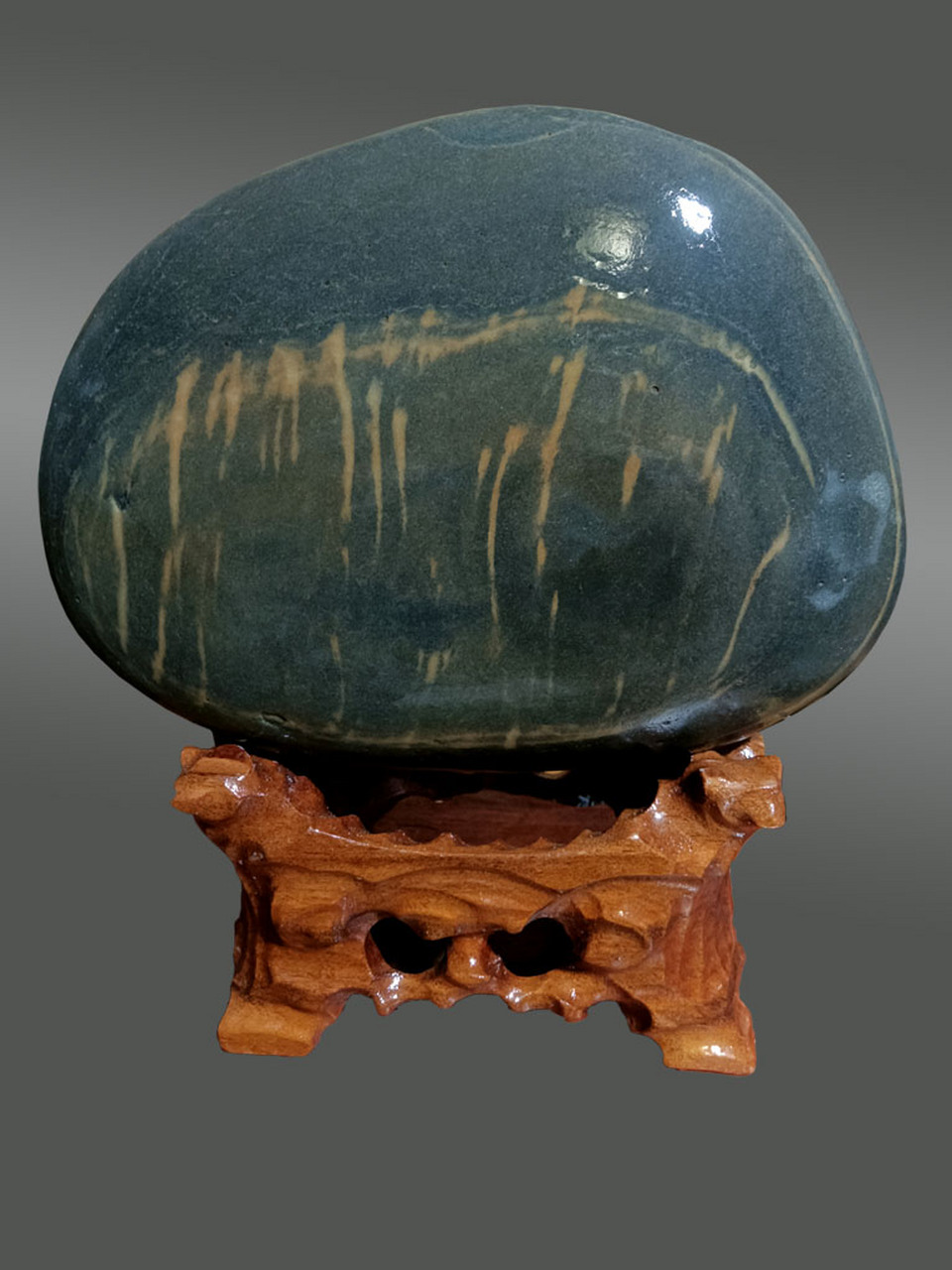 童年(长江水墨金纹石)