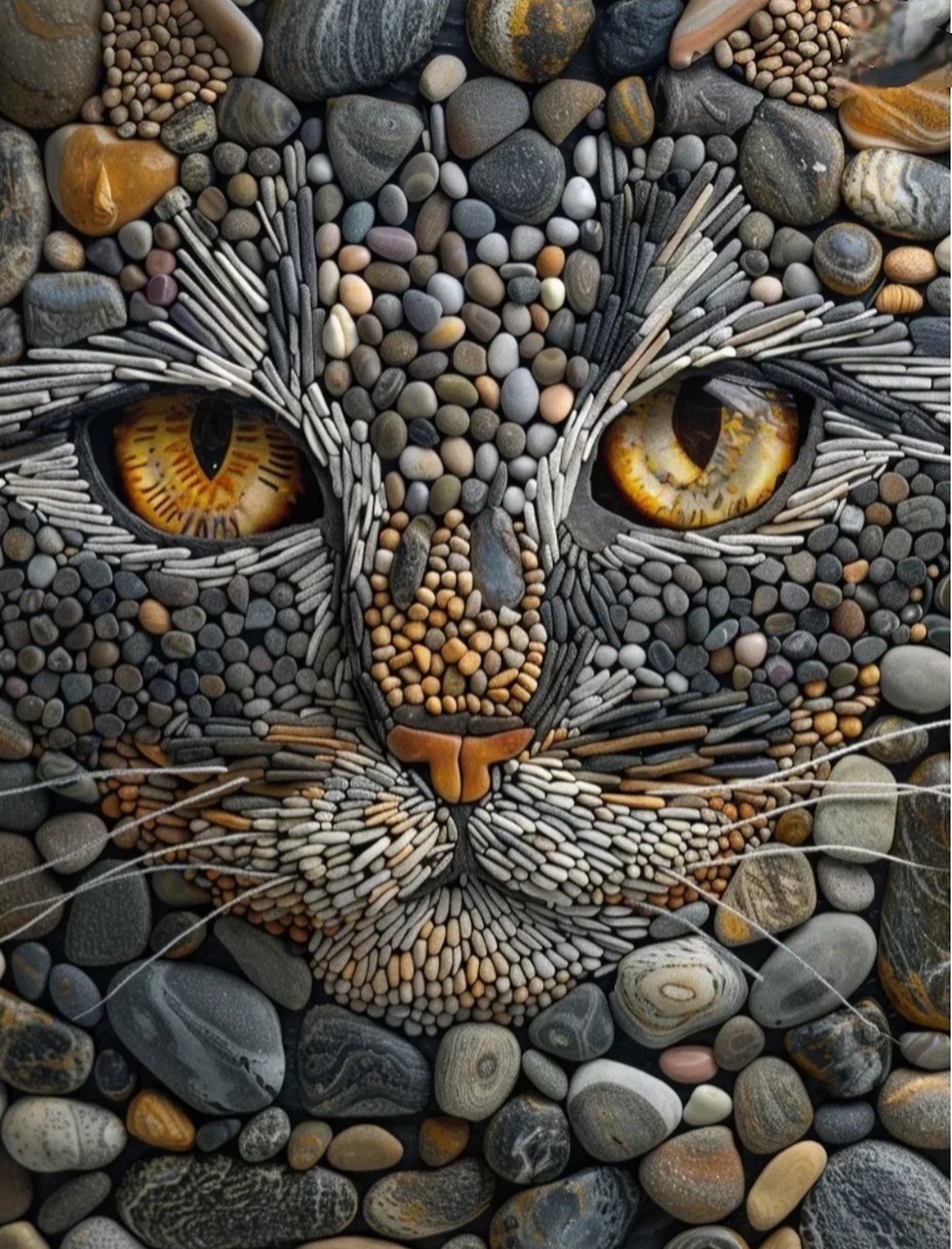 小石头的新玩法 #石头画# #丙烯画石头# #捡石头# #优质作者榜