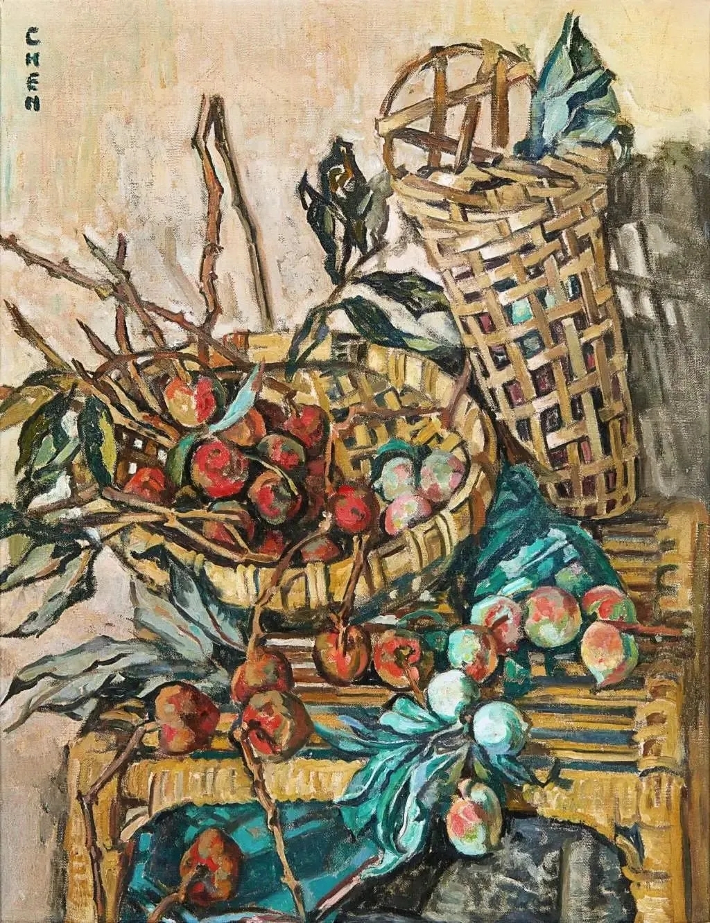 张荔英,中国第一代女性油画家,作品欣赏.