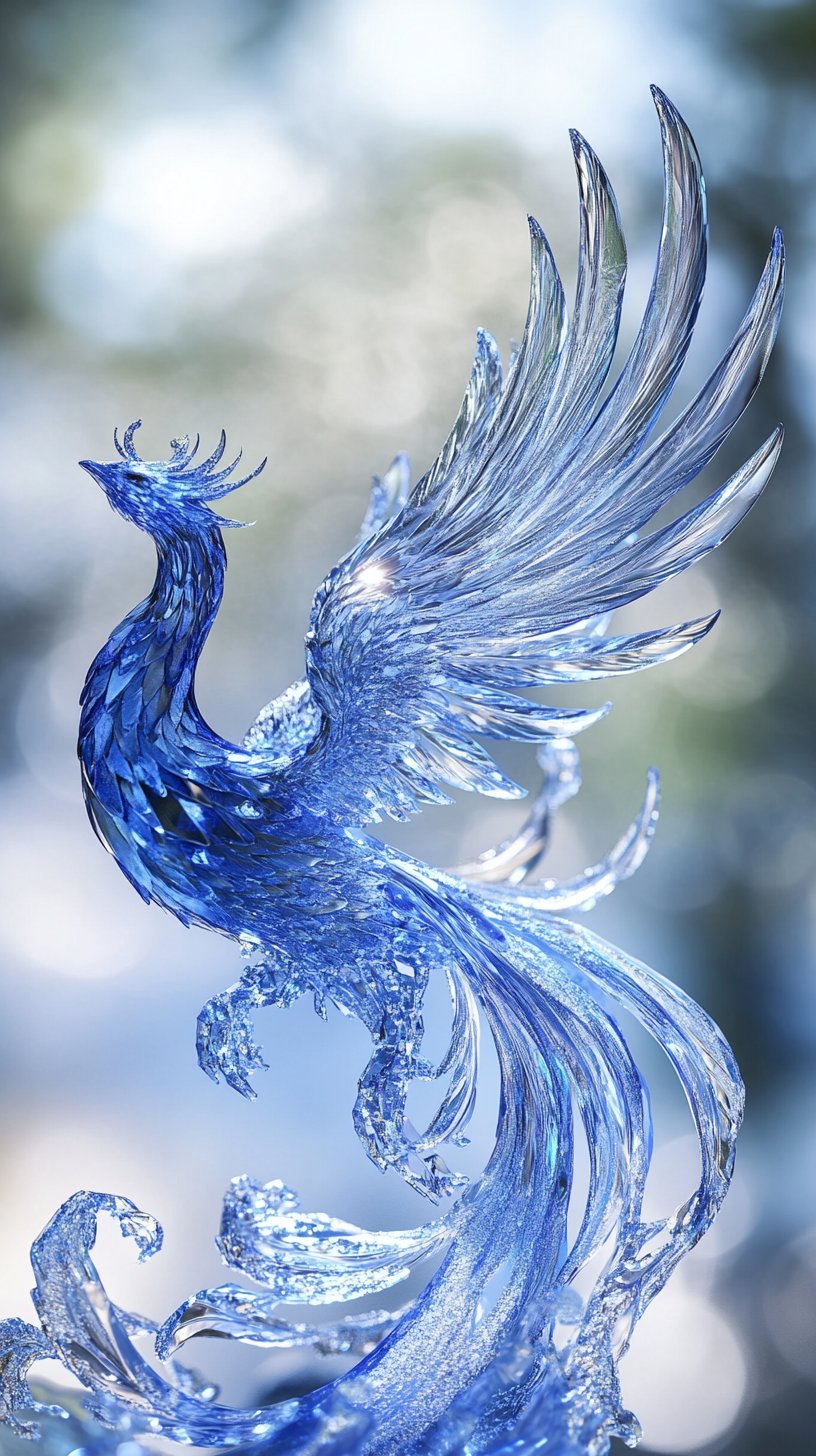 蓝水晶鸟