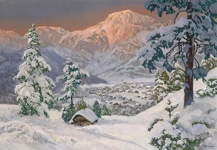 阿洛伊斯·阿内格alois arnegger 奥地利,艺术家 (1879-1967),作品