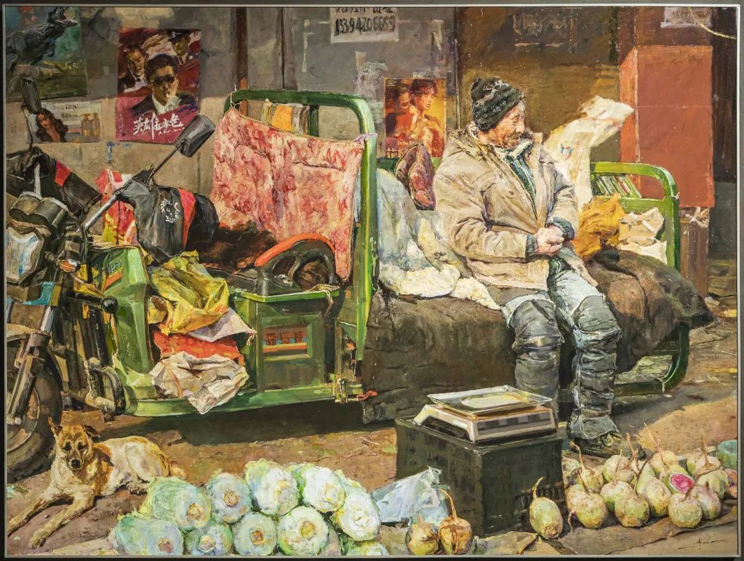 《千里故人》崔小冬,中国美术学院油画系任教授,作品欣赏