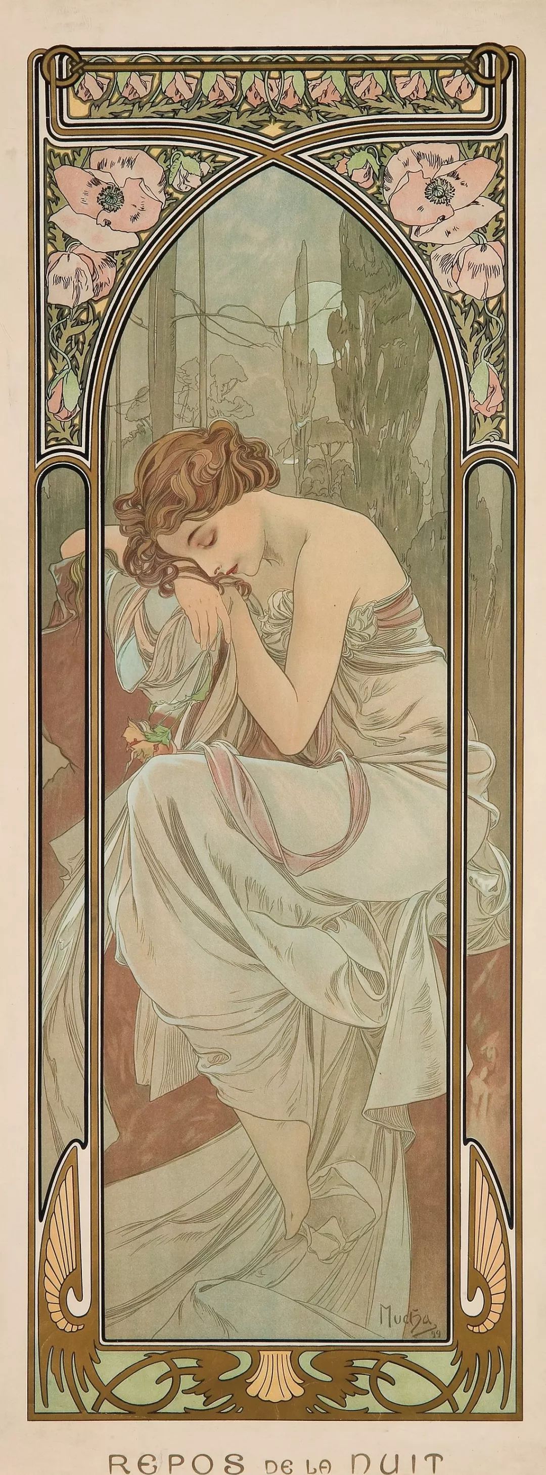 穆夏是捷克国宝级的艺术家,1860年出生于摩拉维亚南部的伊万契采小镇