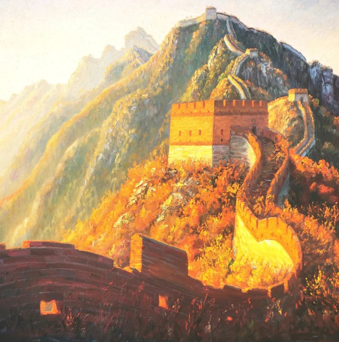 油画家田凤银的爱国情怀