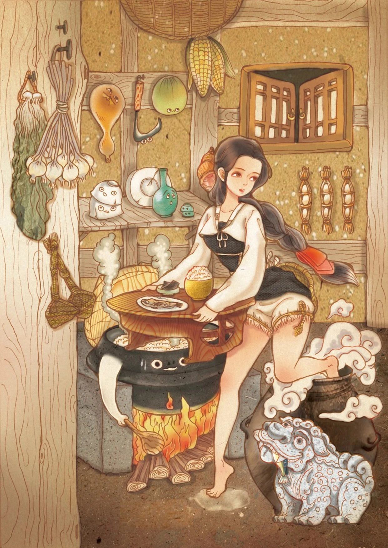 韩国插画师gomgome作品欣赏