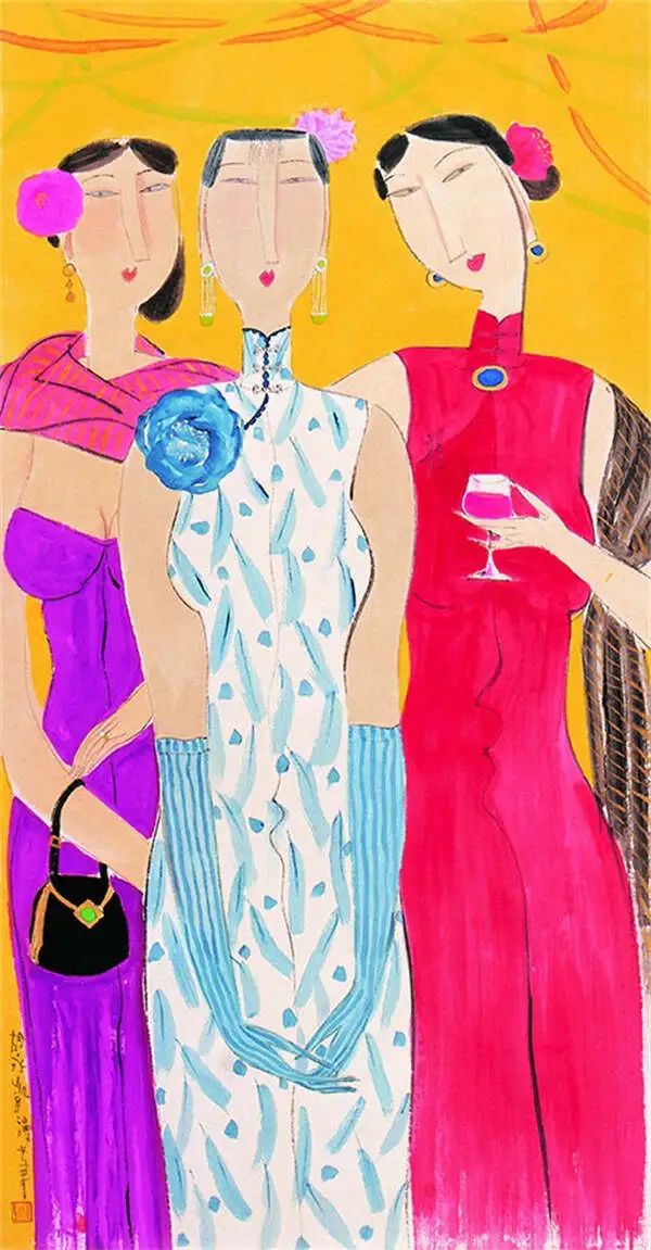 胡永凯,著名画家,作品欣赏