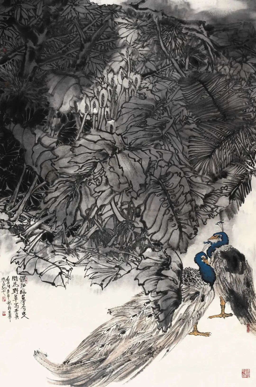 郑瑰玺花鸟画工作室导师,中国艺术研究院艺术培训中心导师等,作品欣赏