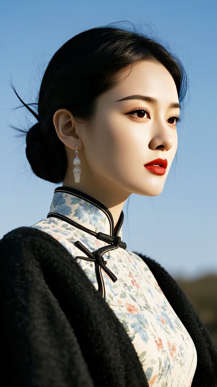 旗袍雅韵,知性之美!美丽的外表,更有着丰富的内涵和优雅的气质