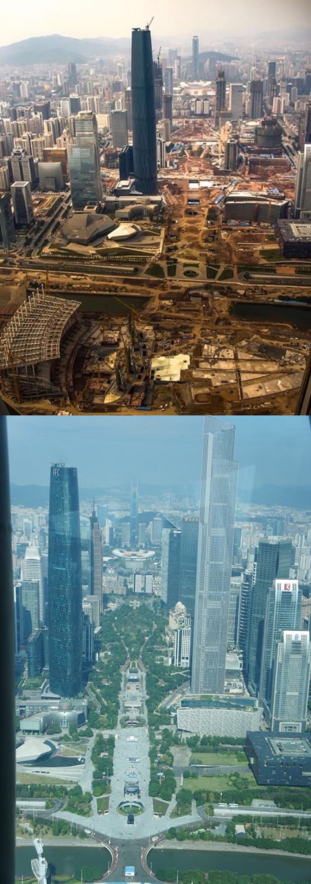 广州珠江新城前后对比照,曾经就是片地[捂脸]