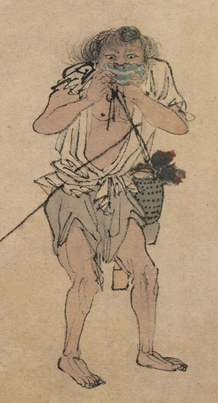 明代画家周臣《流民图》,可谓栩栩如生.