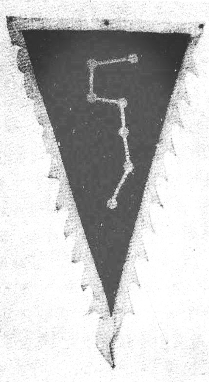 刘永福将军组建的"黑旗军"军旗,是由北斗七星图案和黑底狗牙白边组成