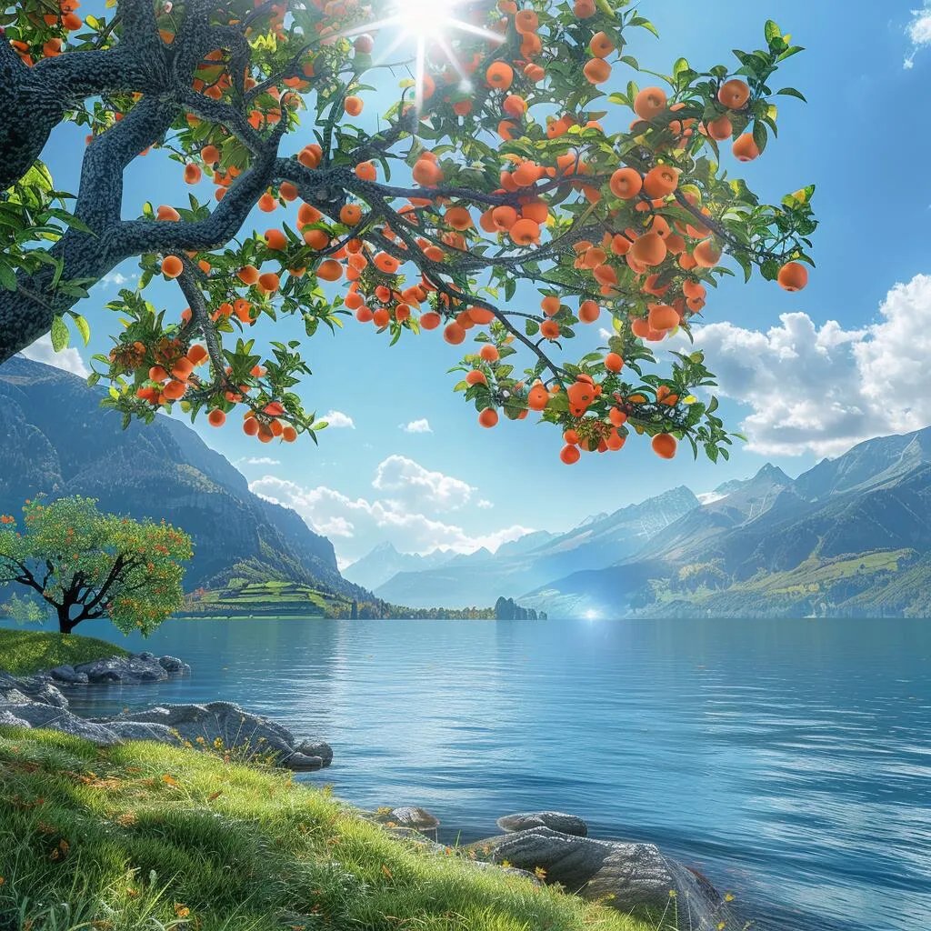 山水财运风景照,见者好运连连