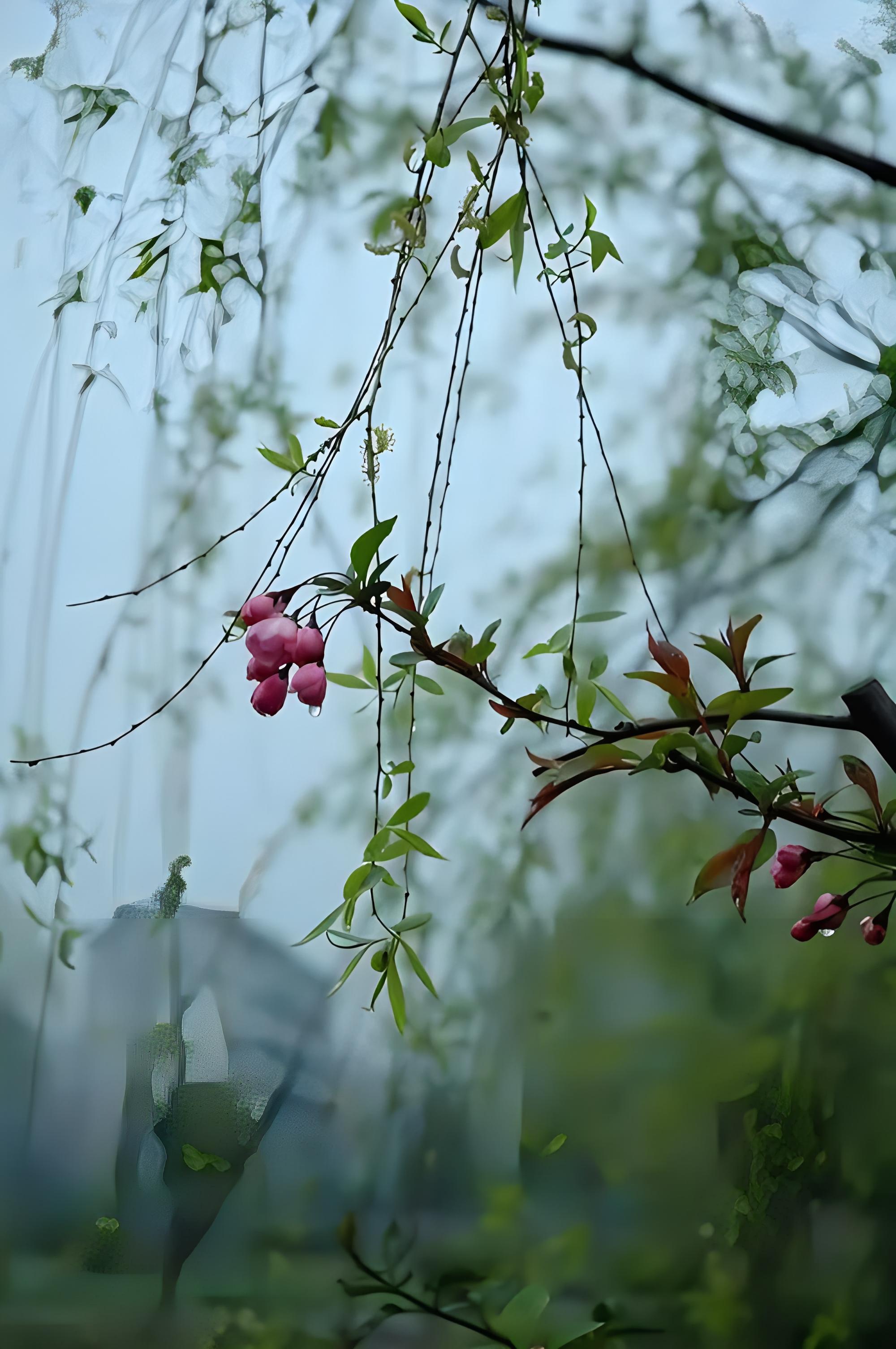 春雨图片大全唯美图片