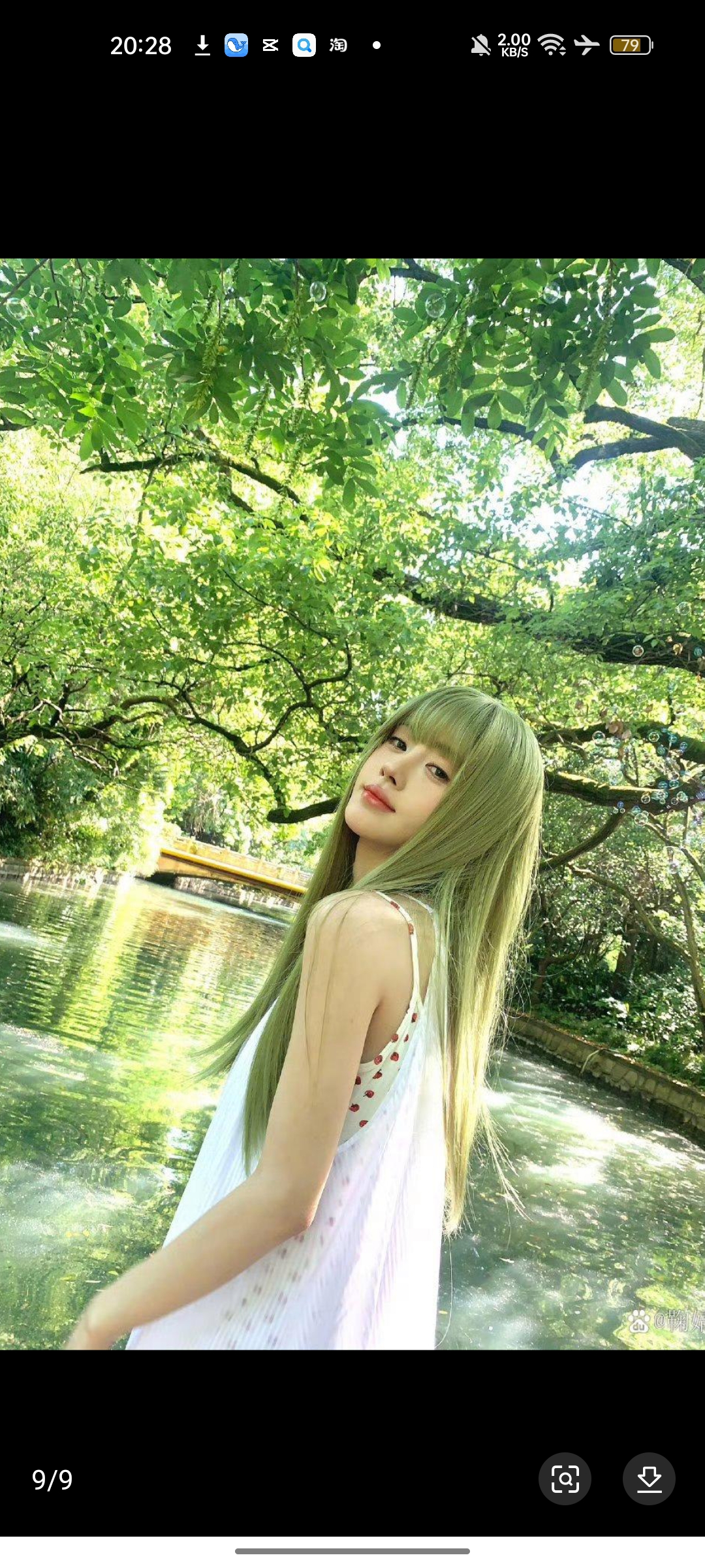 家人们,鞠婧祎的绿色系照片来了