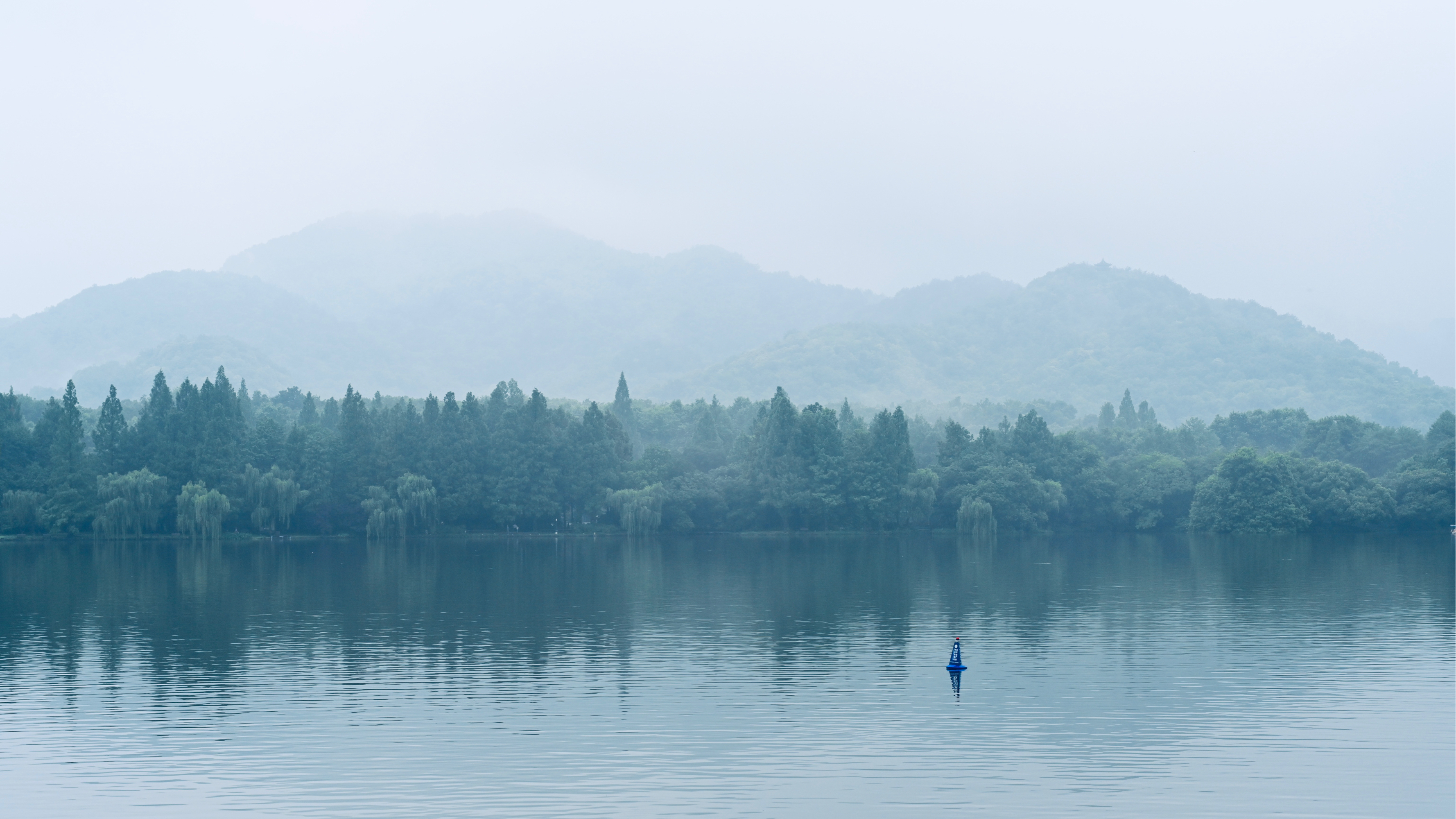 雨天西湖美景图片图片