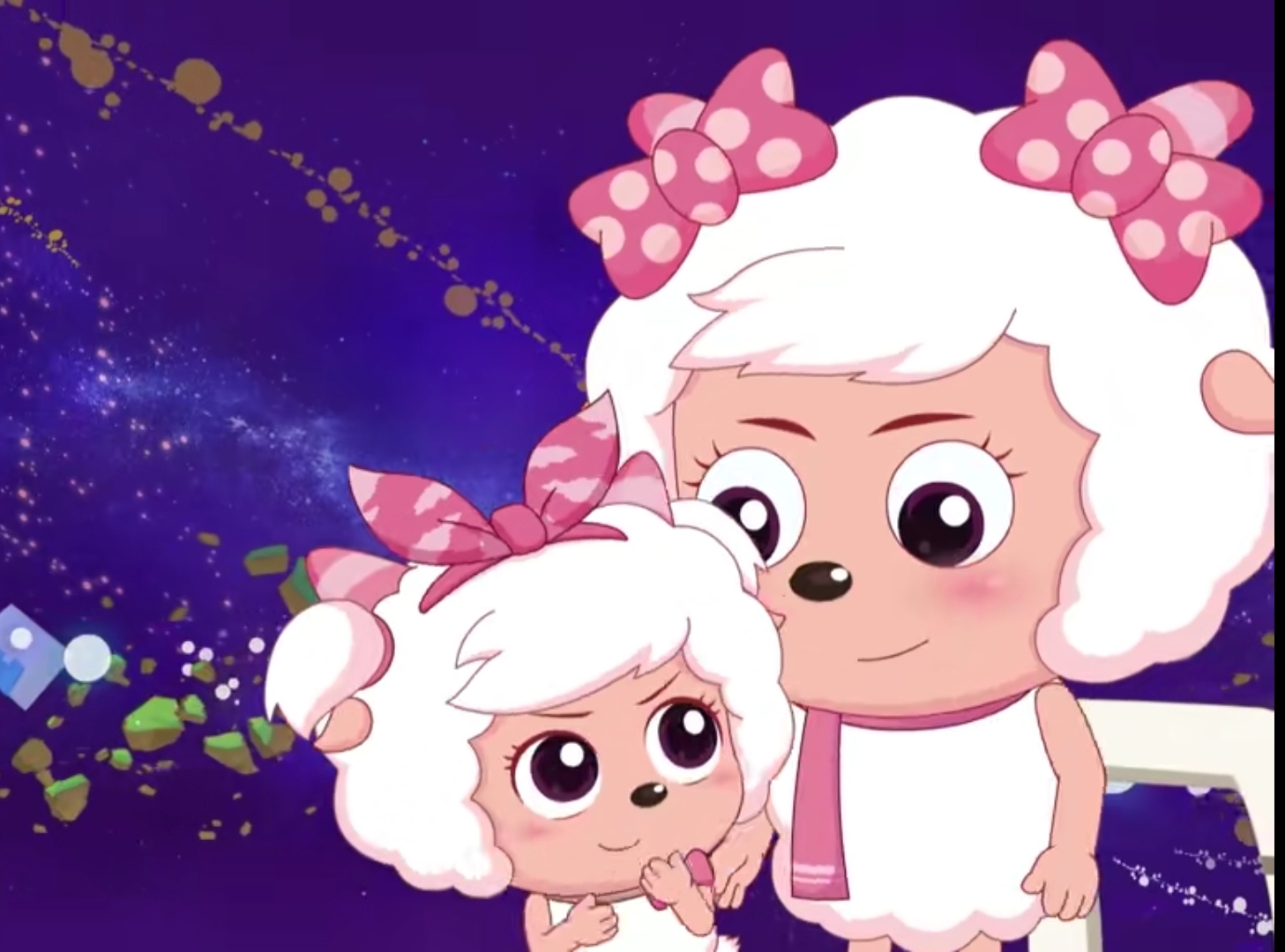 两个美羊羊同框,真的是太好看了吧,不得不说她们两个站在一起,感觉很