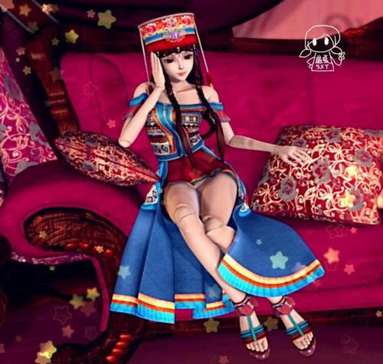 黑香菱的房间好好看