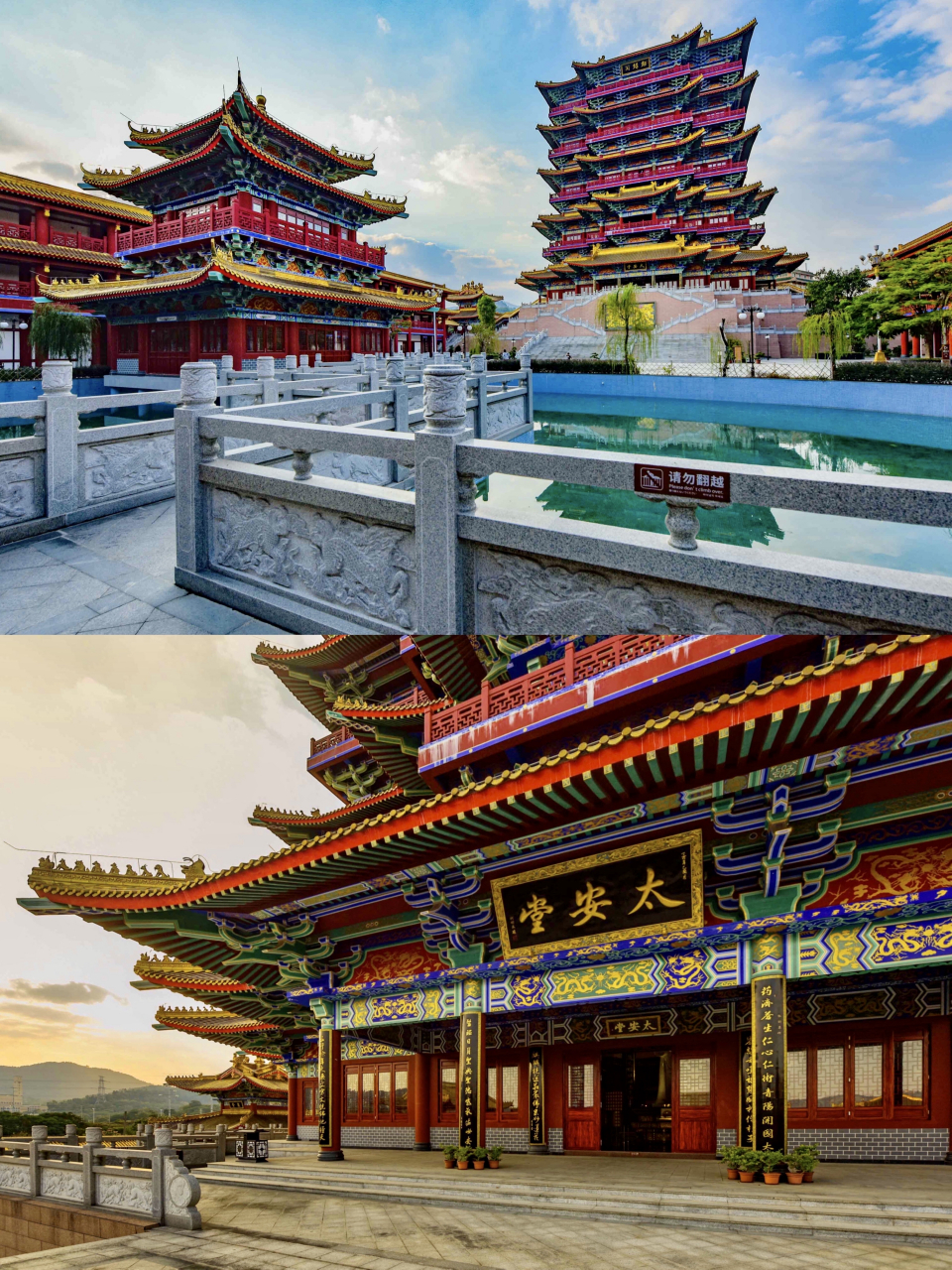 广东潮州版"黄鹤楼",成热门网红打卡景点 在广东省潮州市潮安区湖山北