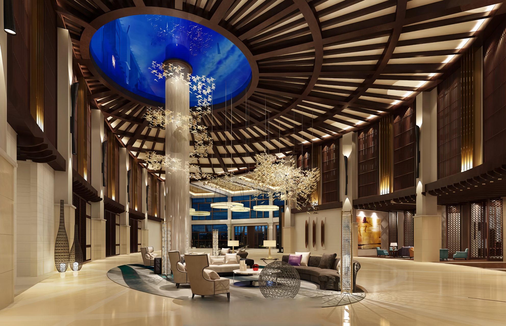 酒店就在淡水的城市湖边,性价比相当高!