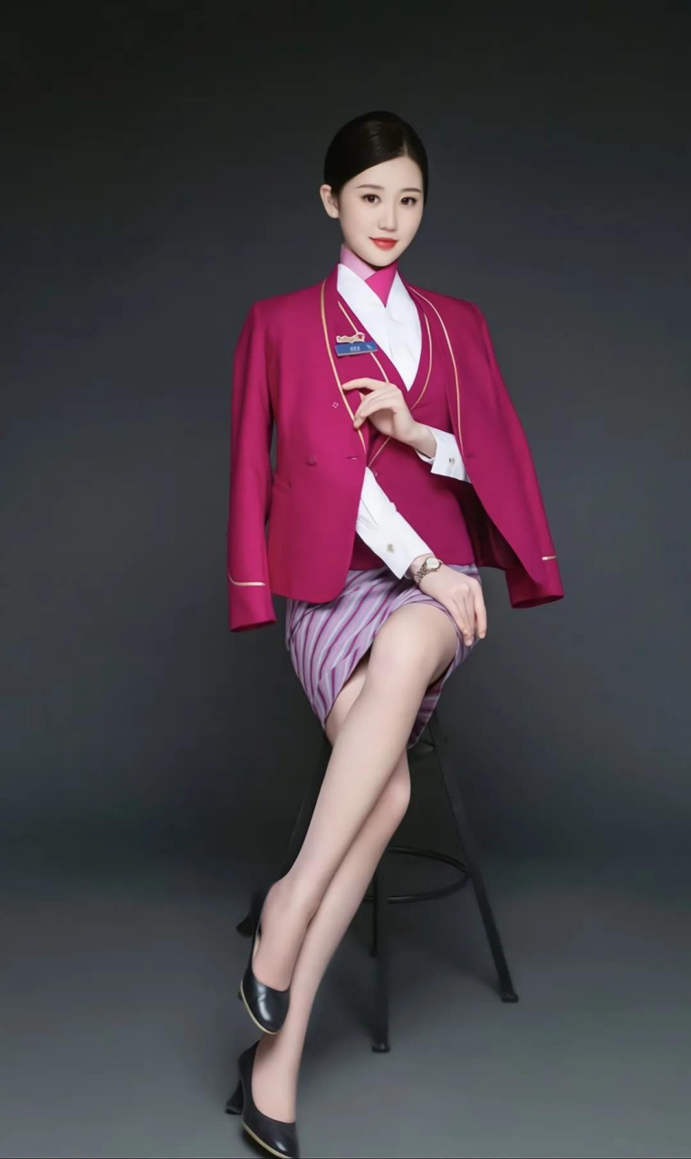 南航的红和蓝有啥不同?这个红色称为"玫粉红".是空乘服务的颜色.