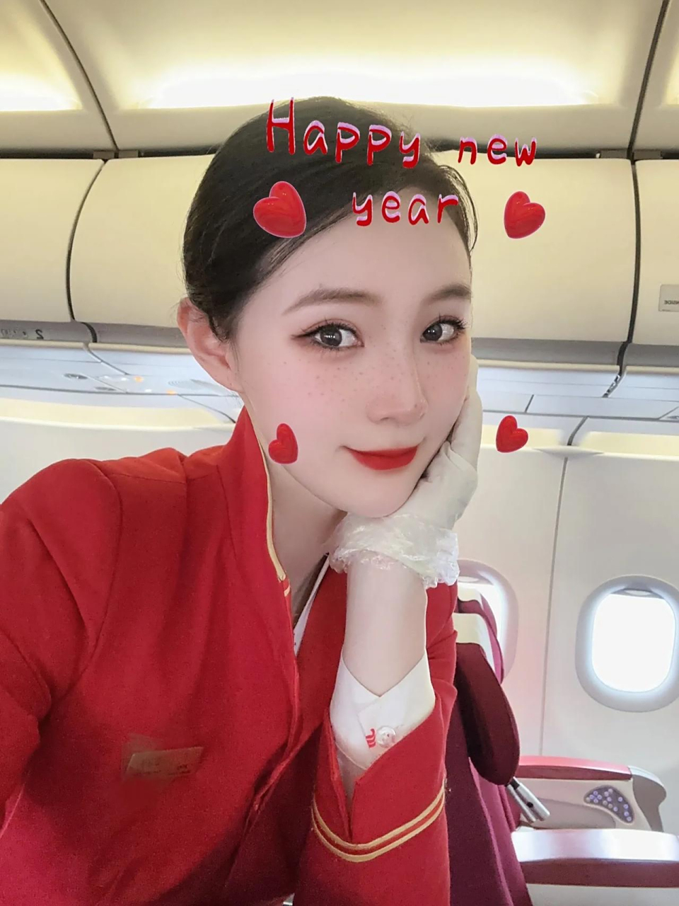 深圳航空美丽空姐.工作之余拍张照片,不张扬,低调,低调!