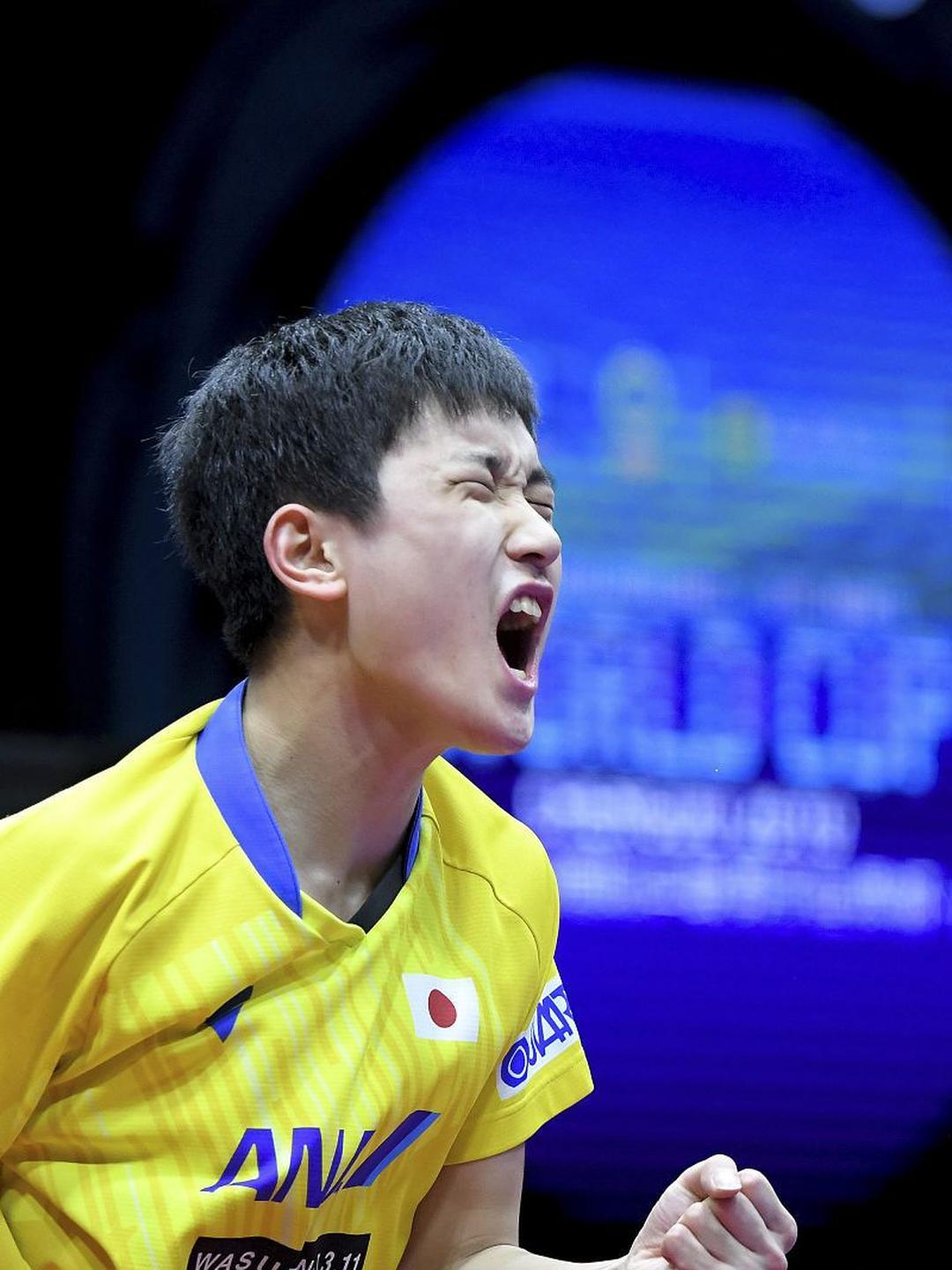 人吼叫张本智和吼叫图片张本智和狂妄大笑大叫的照片张本智和的吼声