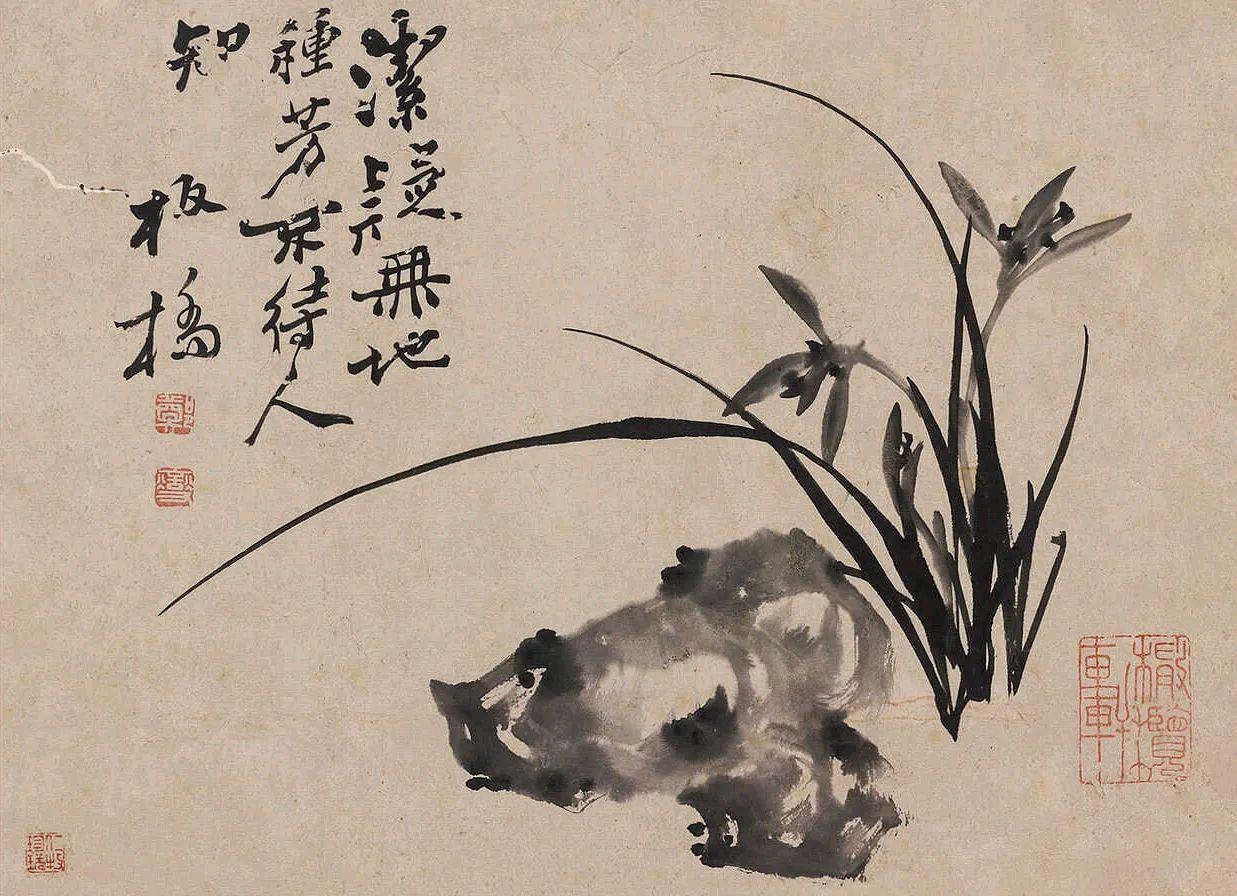 郑板桥的兰竹图,风姿劲爽,飘逸