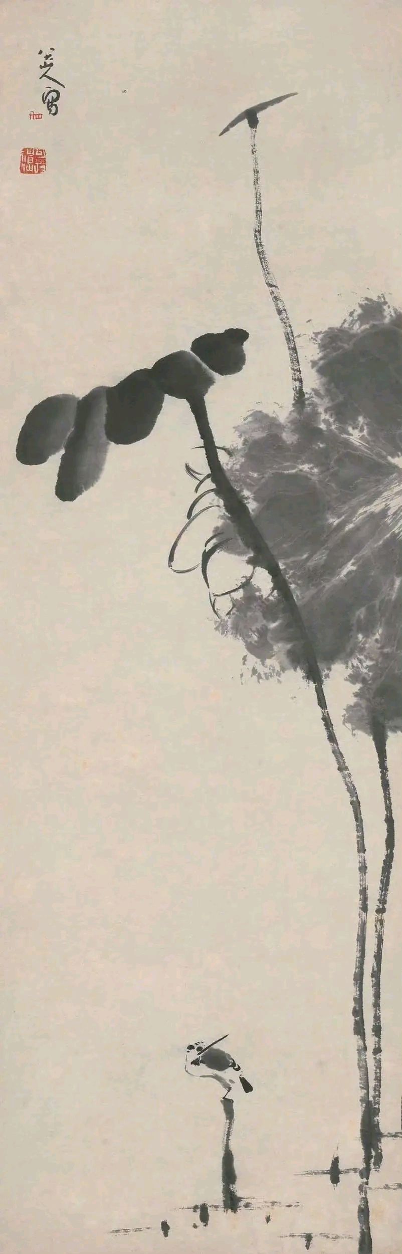 八大山人花鸟画作品