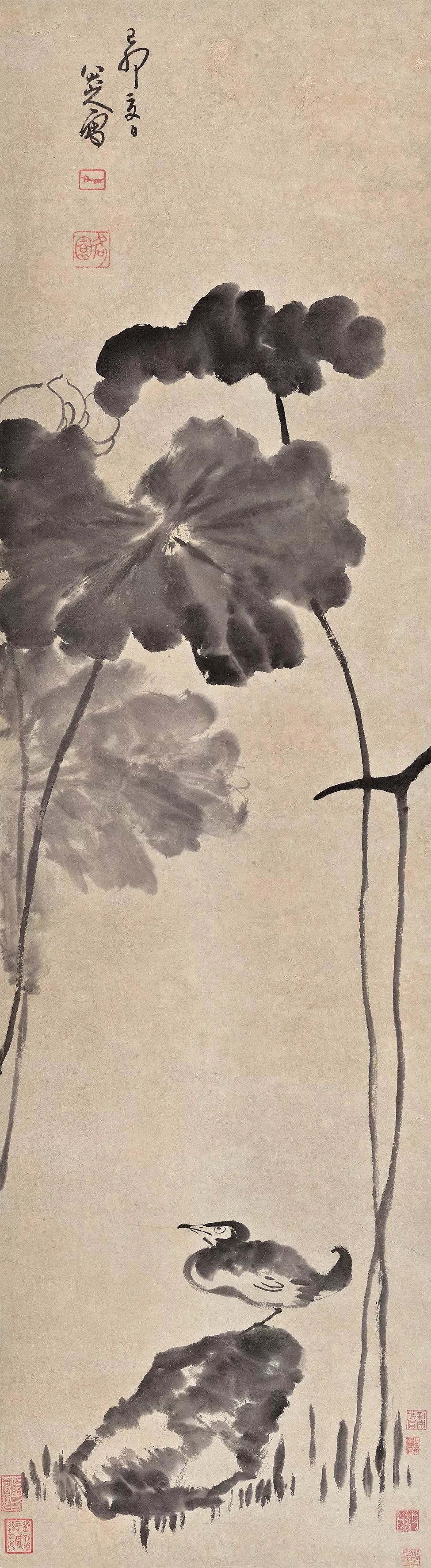 八大山人花鸟画作品