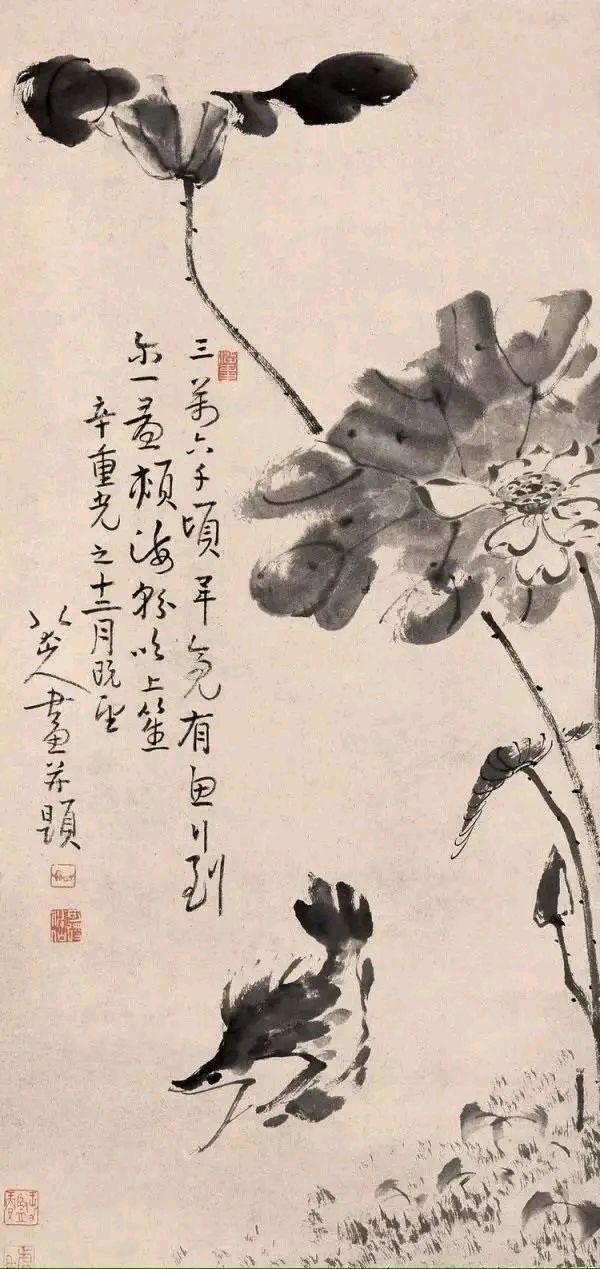 八大山人花鸟画作品